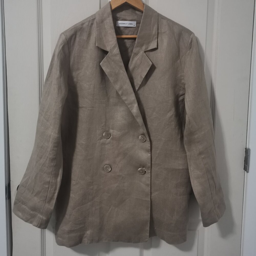Assembly Label linen blazer